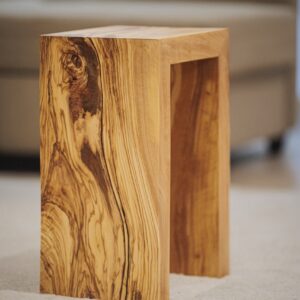 Waterfall Olive Wood Nightstand