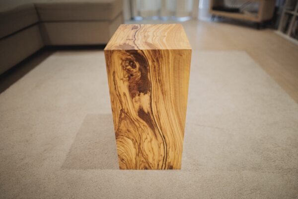 Waterfall Olive Wood Nightstand