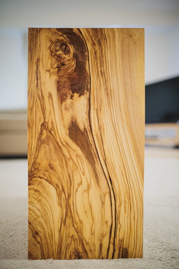 Waterfall Olive Wood Nightstand