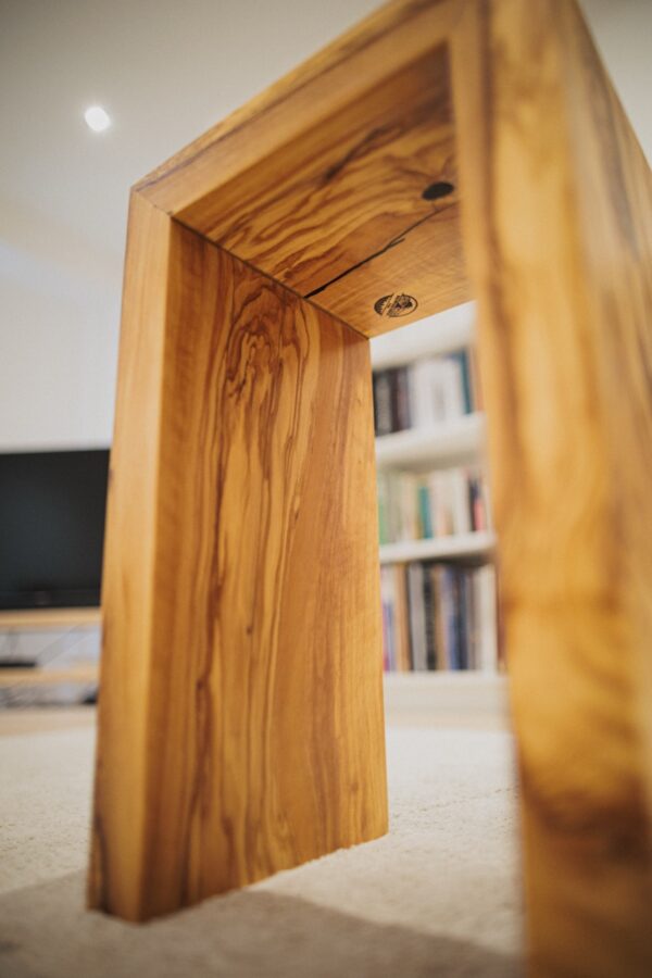 Waterfall Olive Wood Nightstand